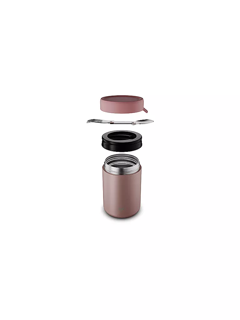 ALFI Isolierbecher -Thermosbecher ISO-FOOD 0,35l Rose Mat rosa