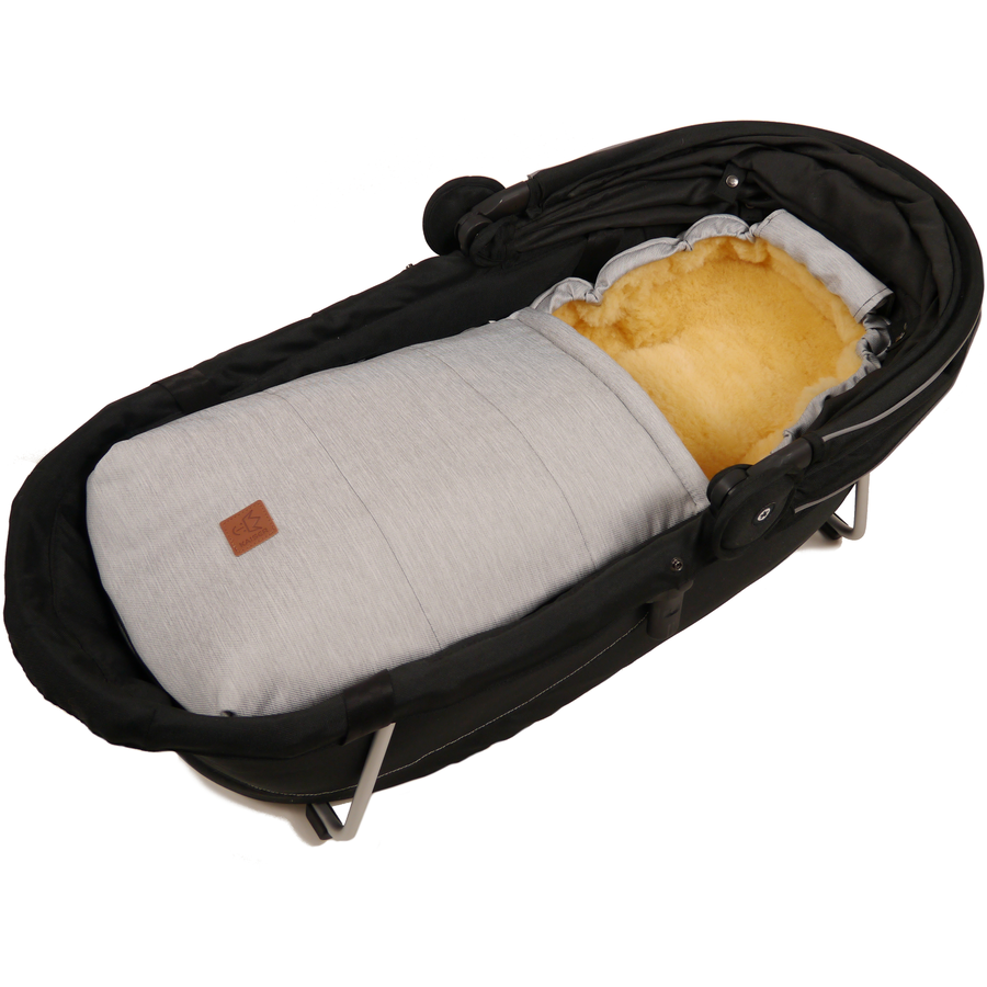 KAISER Winterfußsack Emma denim light grey