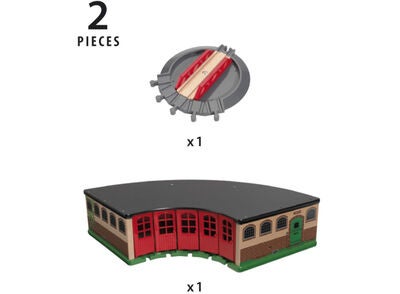 BRIO World 33736 Den Store Togstallen