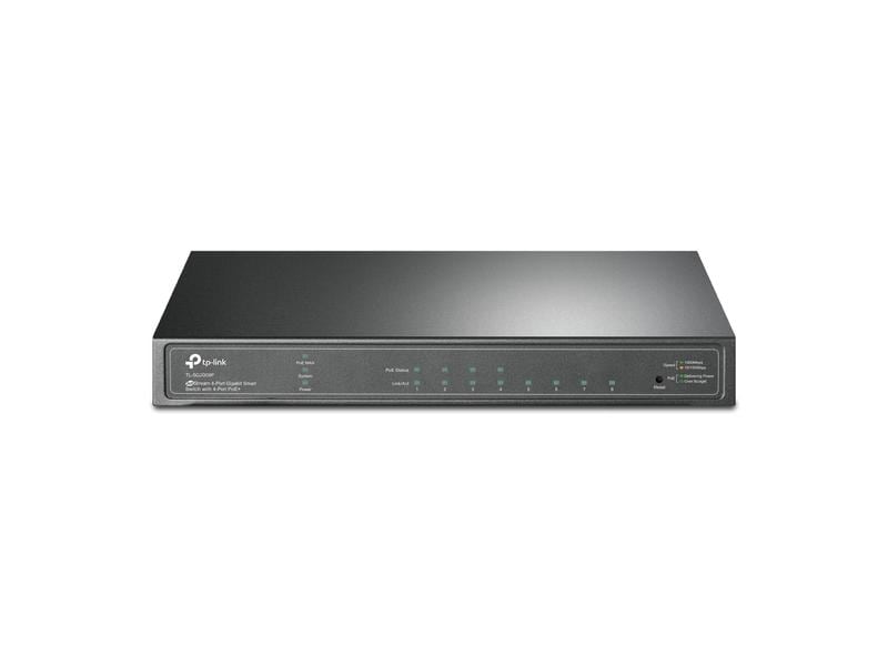 TP-Link PoE  Switch Managed Switch 8 x 1G SG2008P 8 Port Omada 8-Port Gigabit Smart Switch mit 4-Port PoE