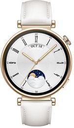 Huawei - Watch GT 4 - Smartwatch - Wit - Leer