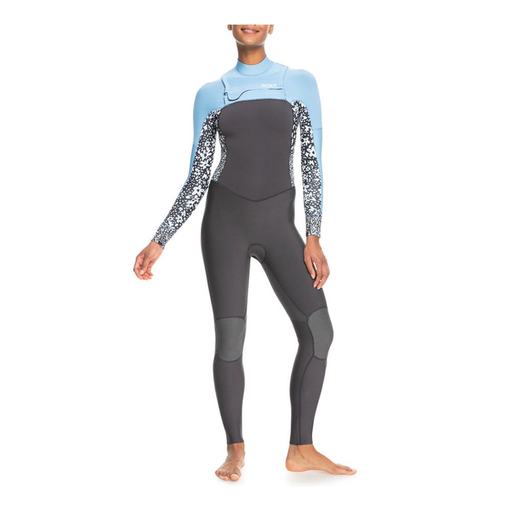 Roxy SWELL SERIES BZ - Combinaison intégrale 4/3mm Femme jet/boy blue