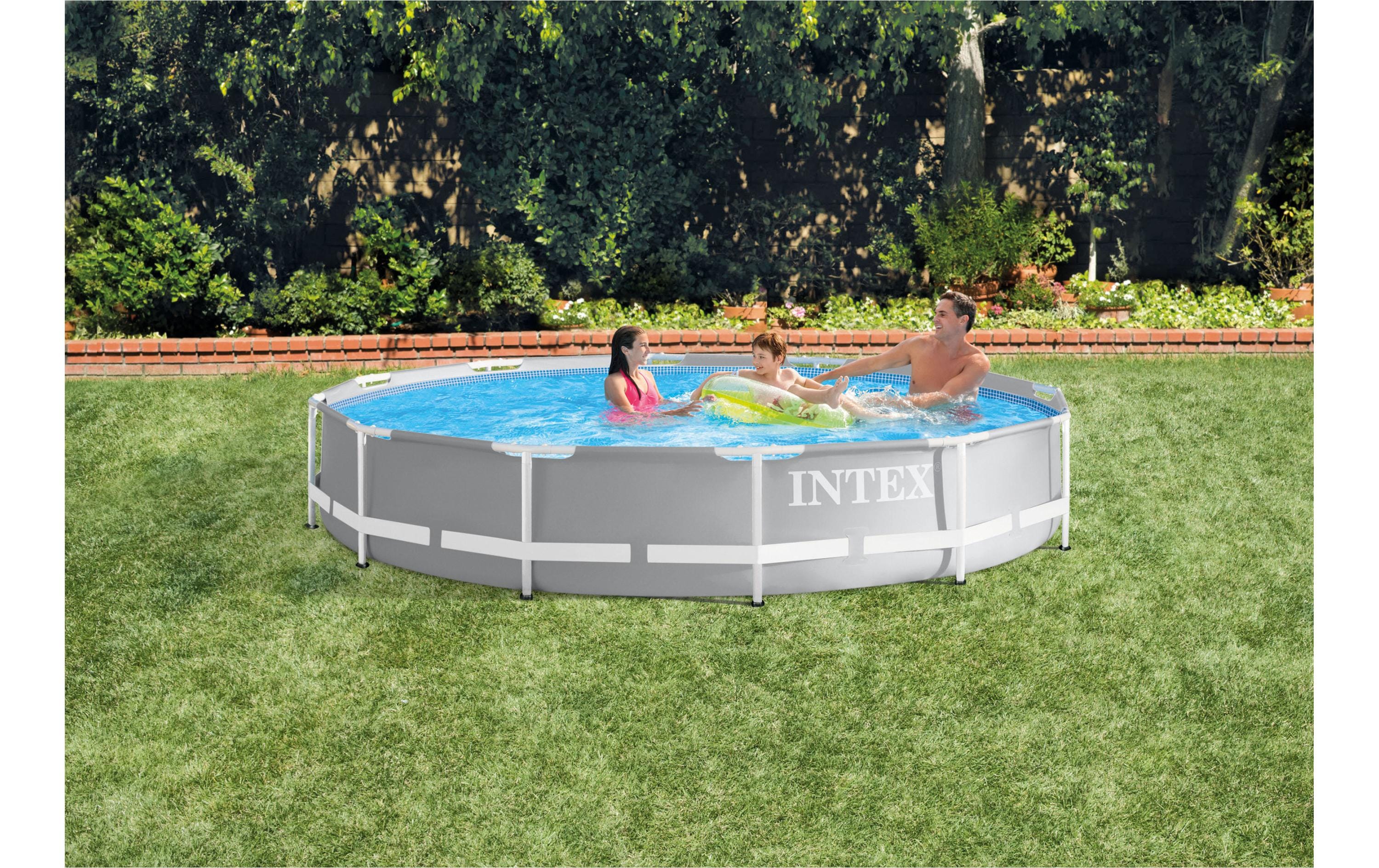 Pool Prism Frame Set 366 x 76 cm<br>Rasch aufgebauter Pool, mit Filterpumpe
