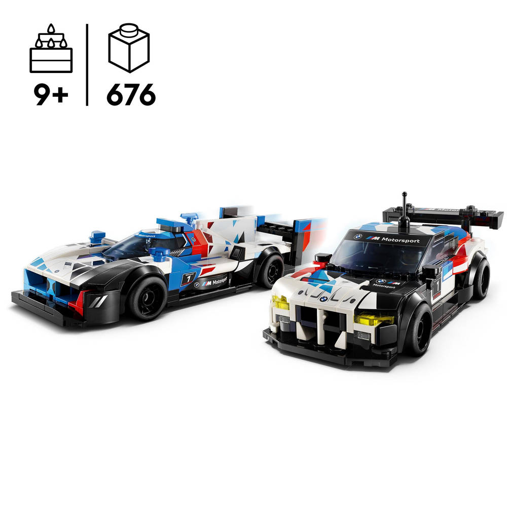 LEGO Speed Champions BMW M4 GT3 & BMW M Hybrid V8 racewagens 76922
