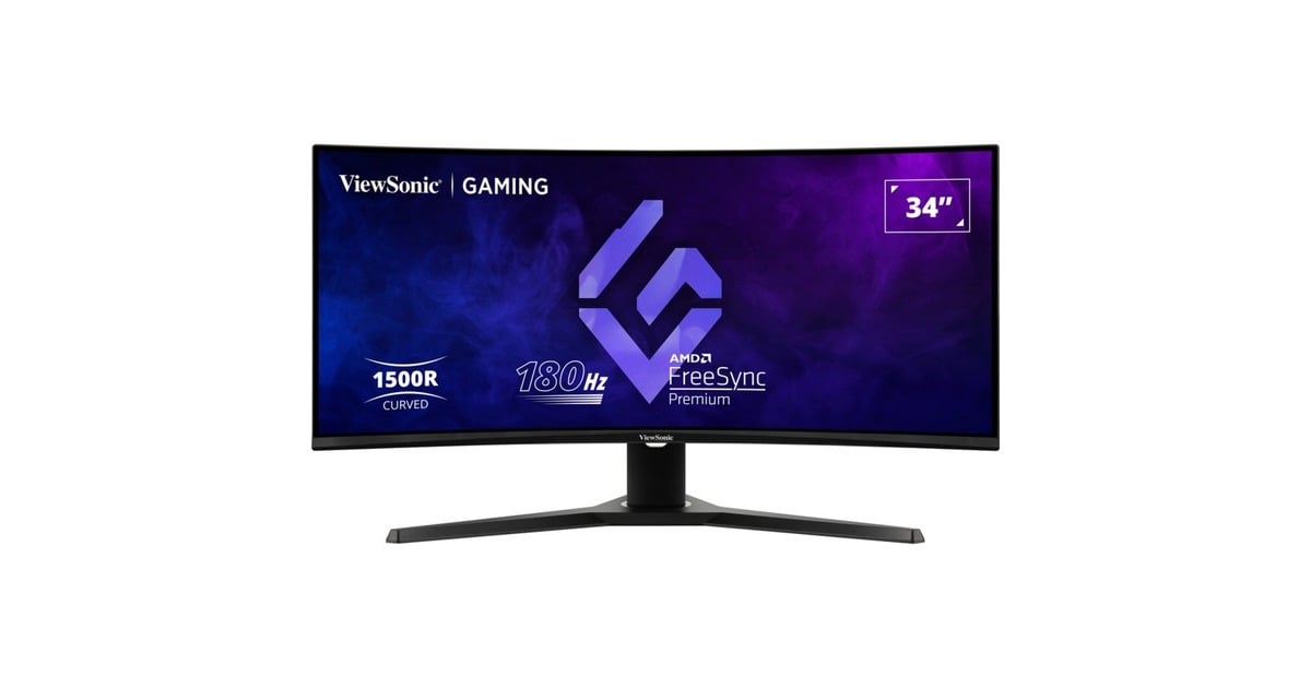 ViewSonicVX3418-2KPC UWQHD gaming monitor 34