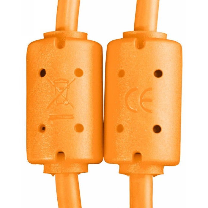 UDG U96001OR USB 2.0 USB-C - USB-B 1.5 meter oranje