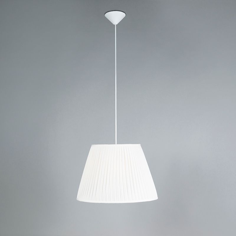 Retro hanglamp crème 45 cm - Plisse