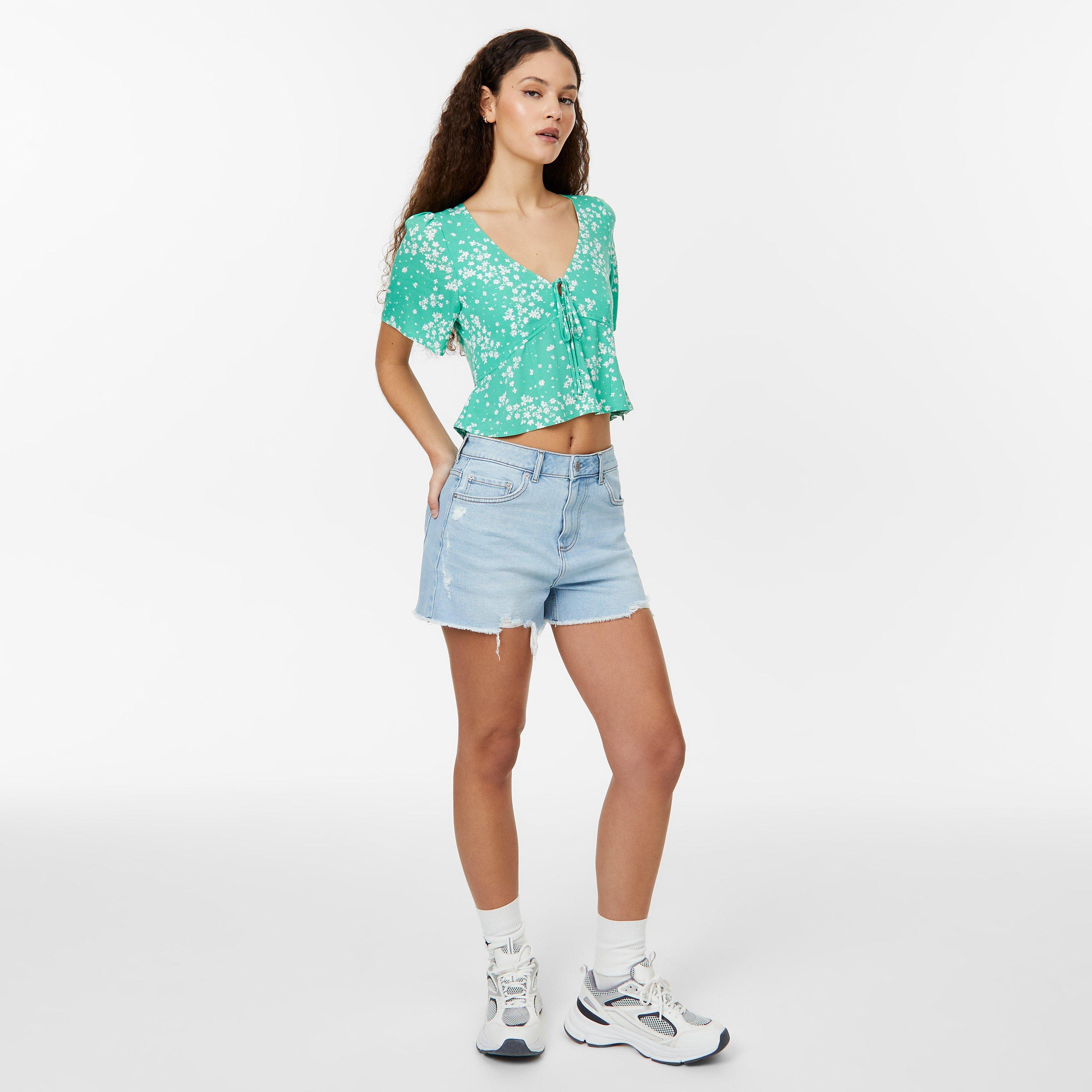 Jack Wills JW Denim Raw Hem Short