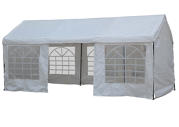 Tonnelle de réception acier et polyester Blooma Betty 3 x 6 m