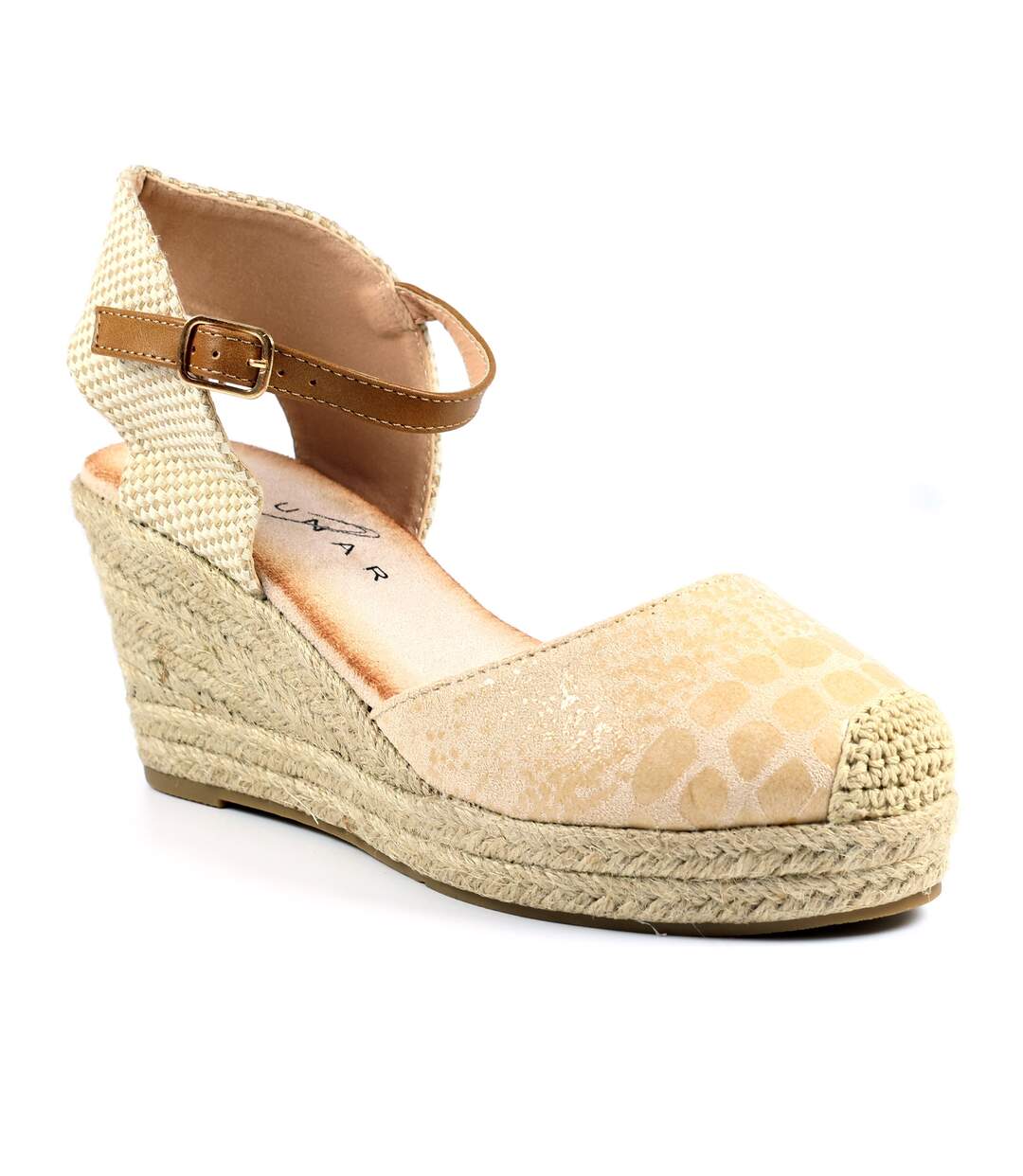 Lunar - Chaussures à talon compensé CRASTER - Femme (Beige) - UTGS487