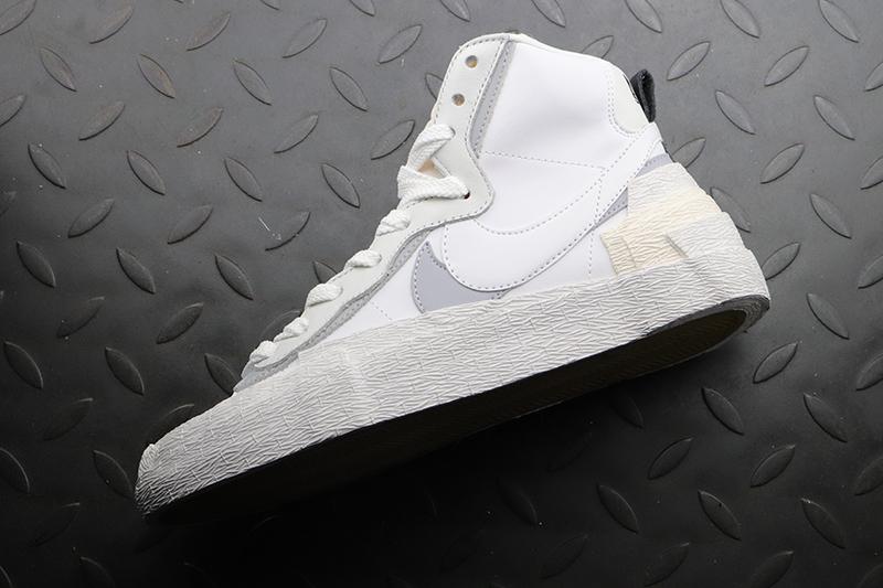 Nike Blazer High Sacai White Grey