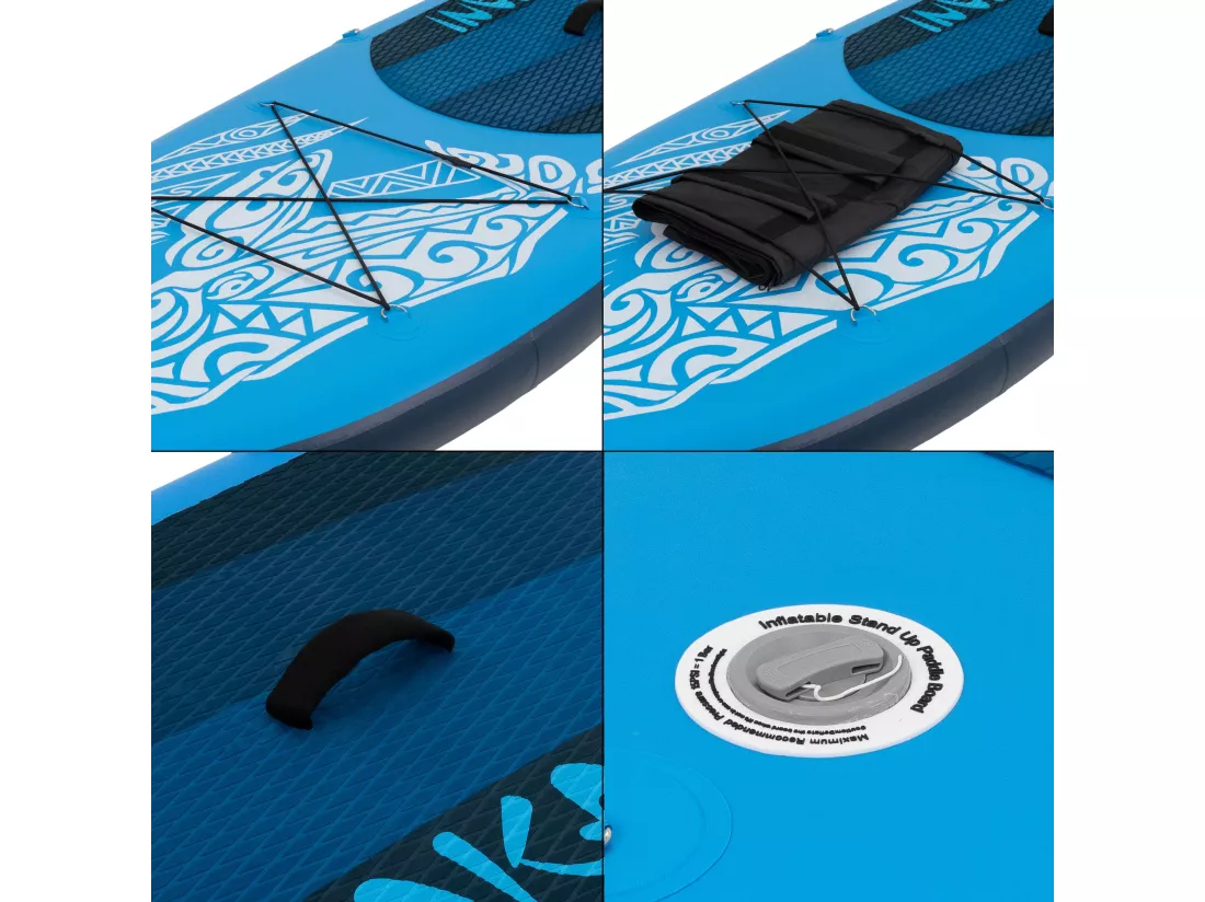Stand up paddle pagaie SUP gonflable Makani 320cm bleu ECD Germany