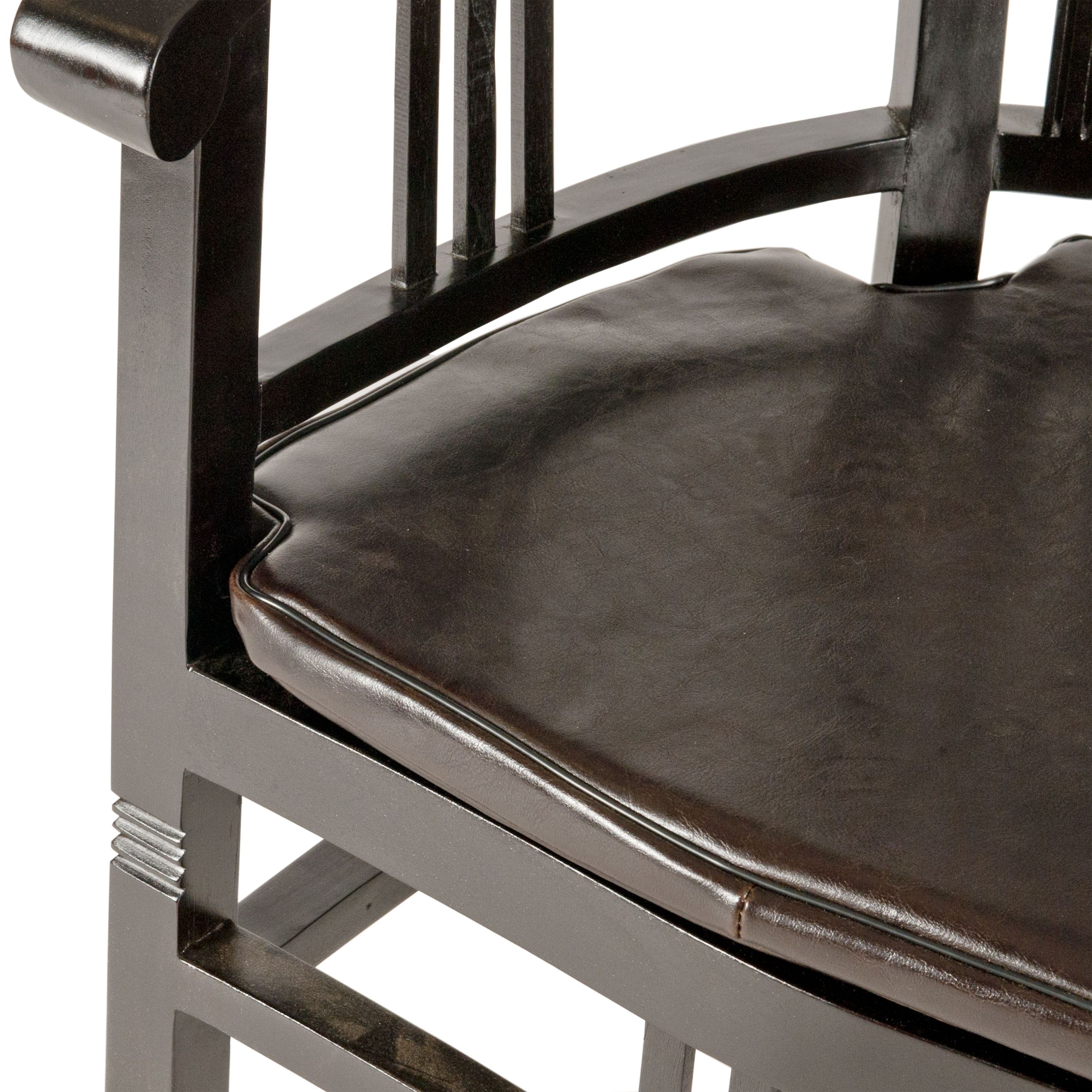 Armlehnstuhl SAMBA Mahagoni massiv Essstuhl Küchenstuhl Wohnzimmer Küche Stuhl