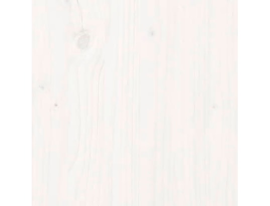 VIDAXL - Banc de jardin Banc avec jardinières blanc 184,5x39,5x56,5 cm bois massif p...