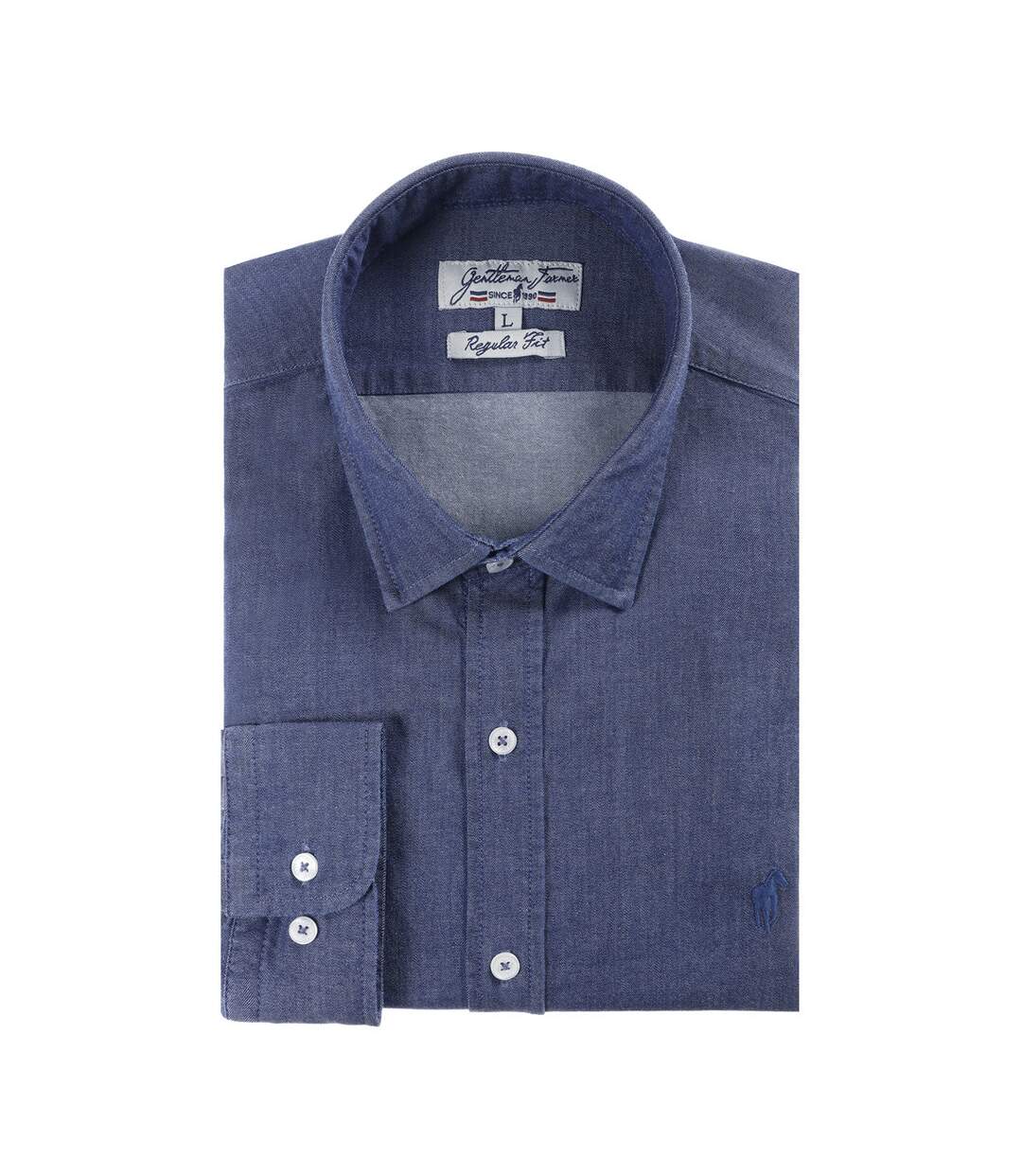 Chemise manches longues col boutonné coton CLARK