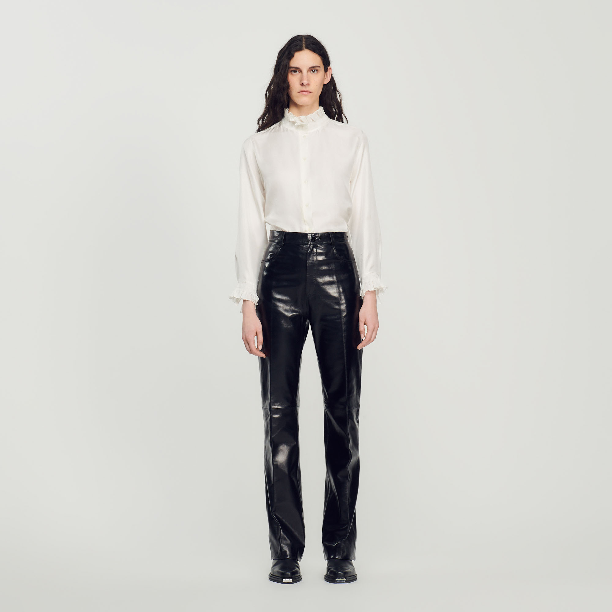 Pantalon en cuir