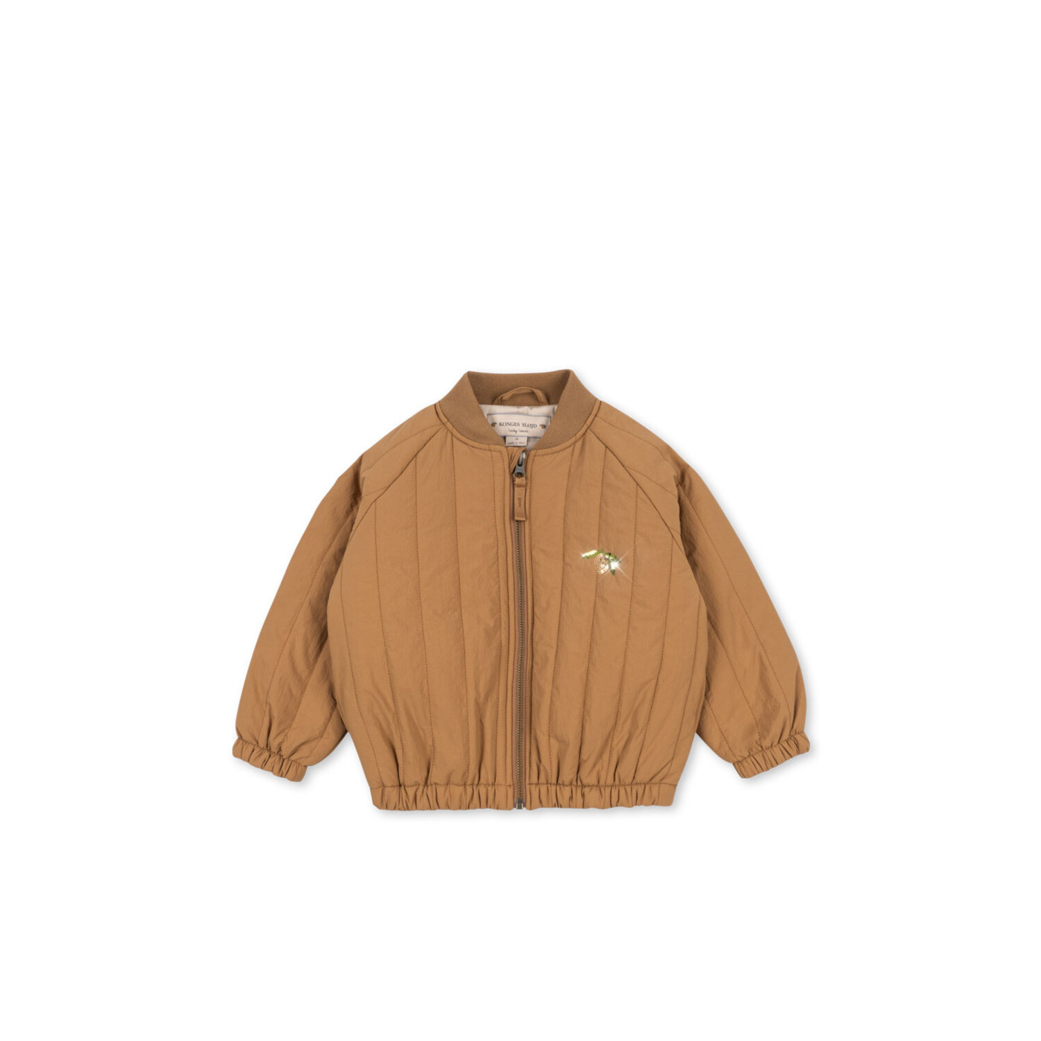Konges Sløjd | Juno Sequin Bomber Jacket | Tobacco Brown