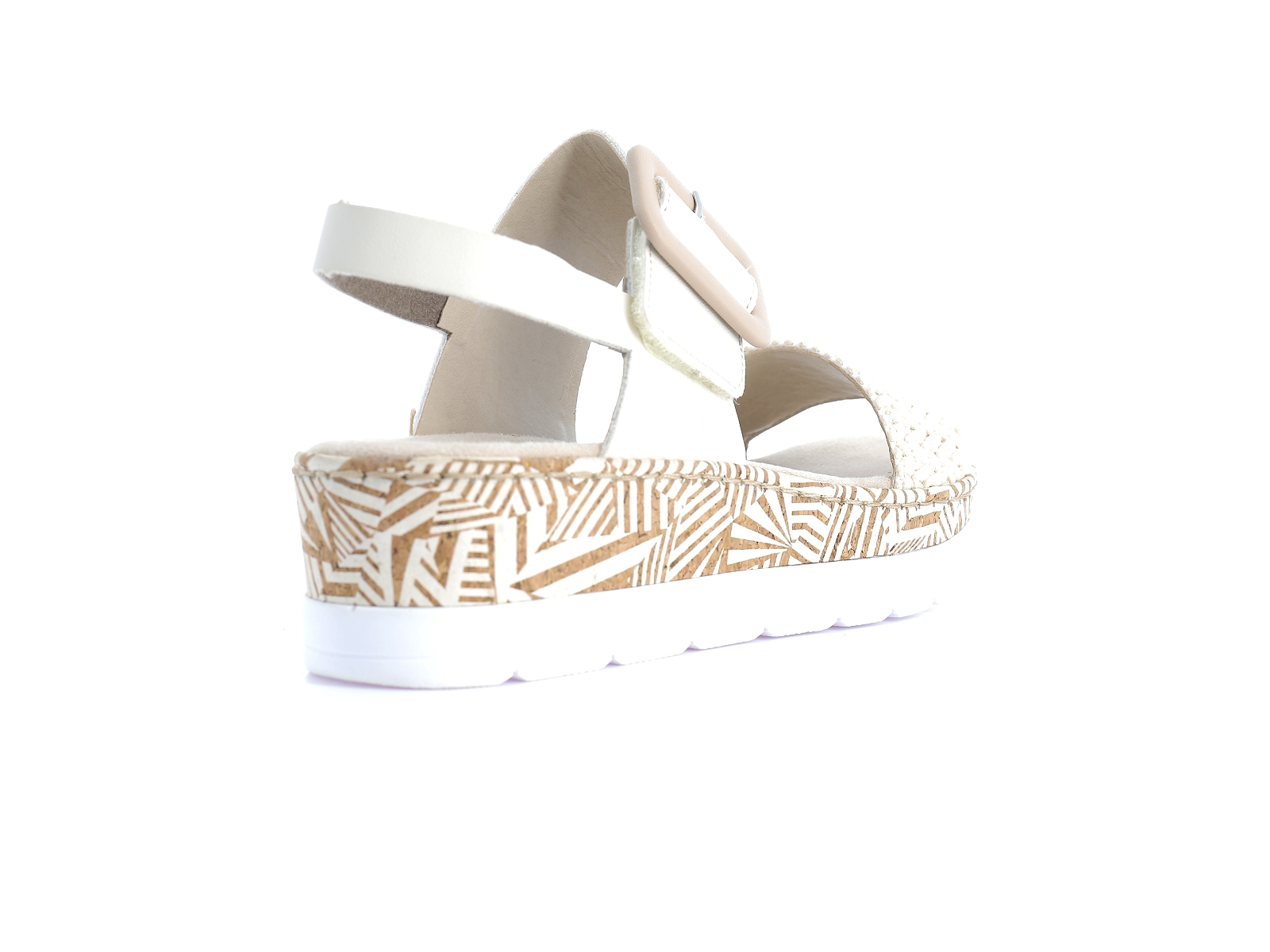 Rieker-V3950 Synthétique Beige