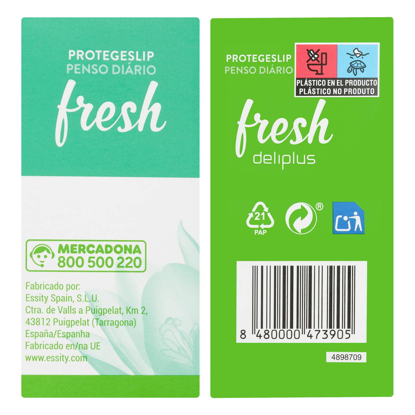 Protège-slip micro Deliplus Fresh