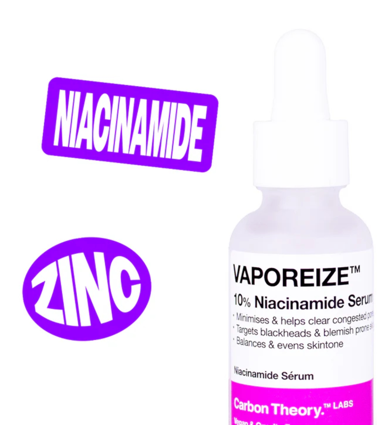Carbon Theory - *VaPOREize* - Sérum Facial com Niacinamida 10%