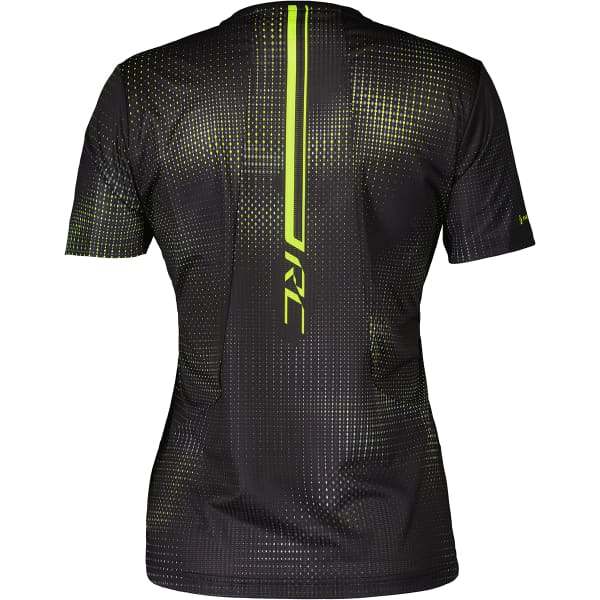T-shirt running SCOTT SHIRT W'S RC RUN SS BLACK/YELLOW