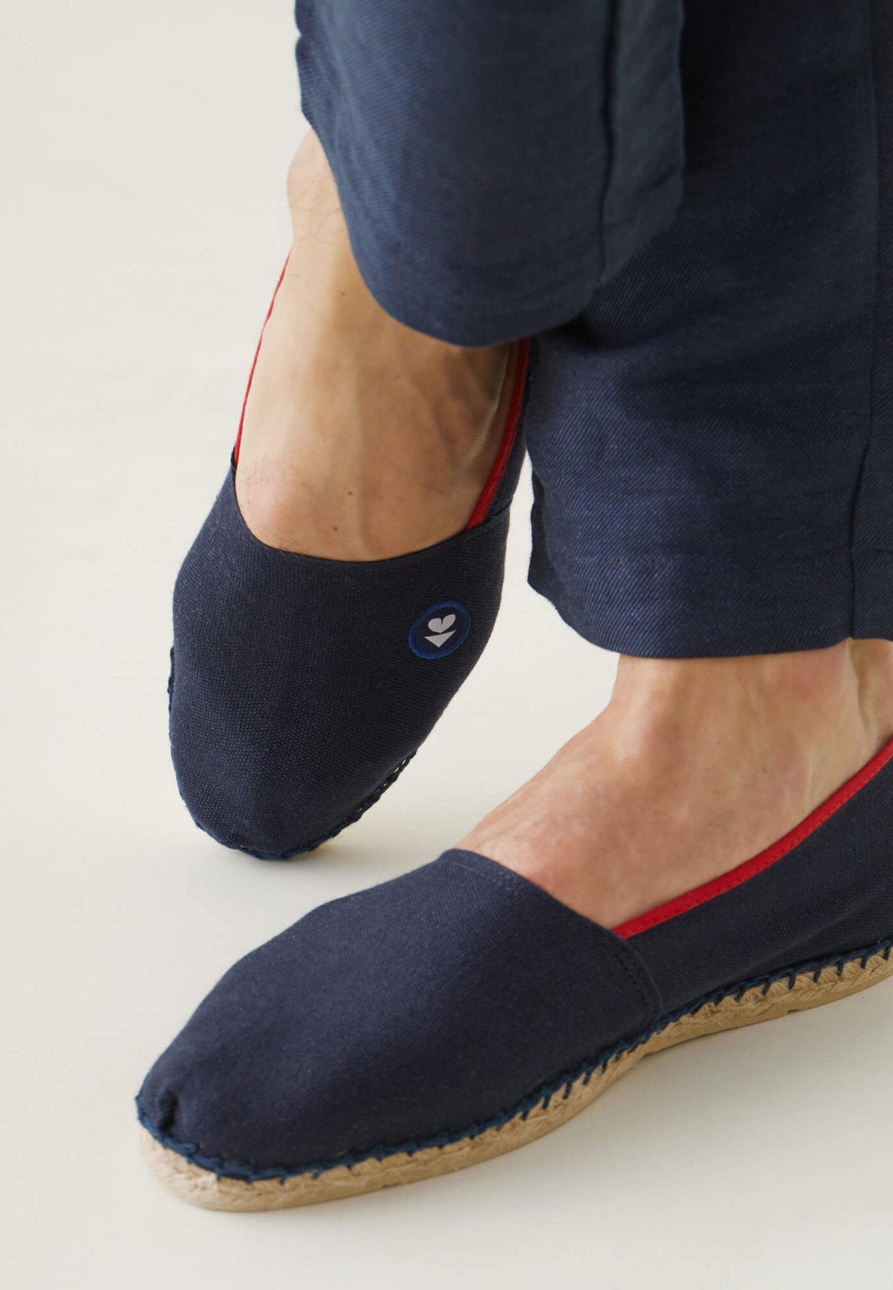 Espadrilles en toile de coton-Espadrilles Vendéennes