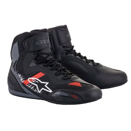 Baskets Alpinestars FASTER-3 RIDEKNIT - Noir / Rouge