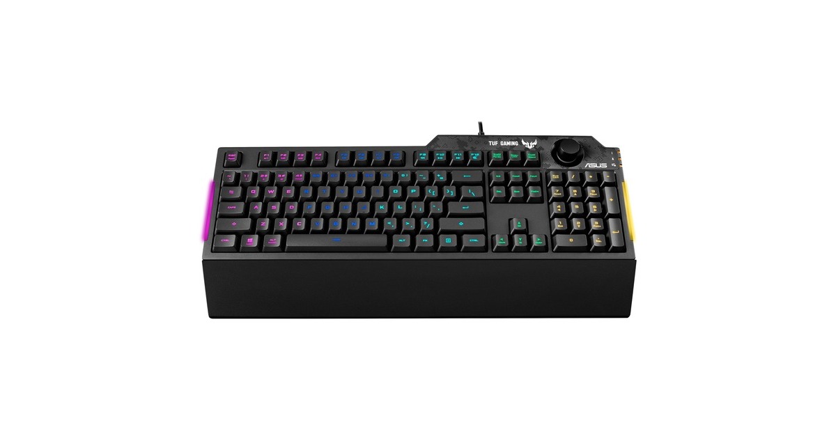 ASUSTUF Gaming K1, gaming toetsenbord  (Zwart, US lay-out, Membraan, RGB leds)