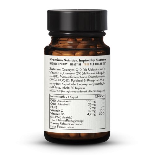 Sunday Natural Products  Q10 PQQ KOMPLEX plus B6 (P5P) + Vitamin C