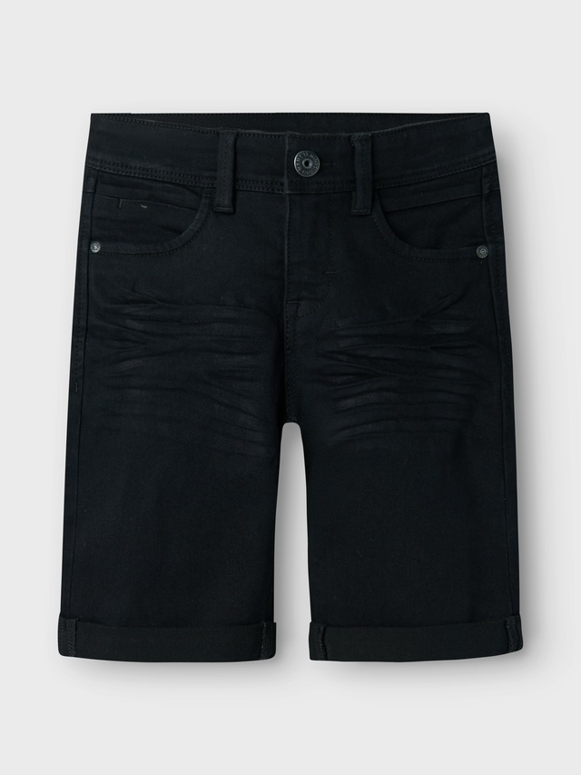 Name It Jeansshorts »NKMSILAS SLIM DNM L SHORTS 2272-TX NOOS« Baumwollmischung, Stretch, Umschlagsaum
