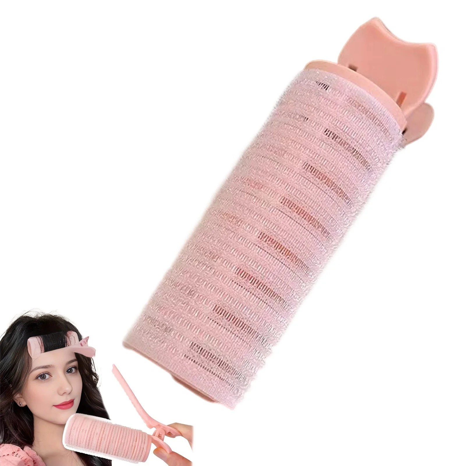 (110x35mm) Haarspangen Volumen Clip Lockenwickler Klammer - Rosa