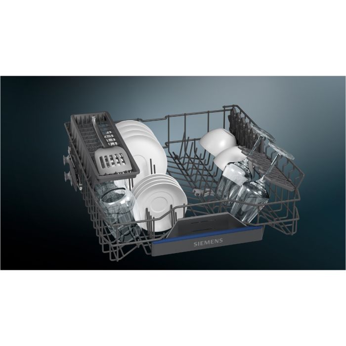 Siemens Stand-Geschirrspüler iQ300 SN23HC60AE Black Inox