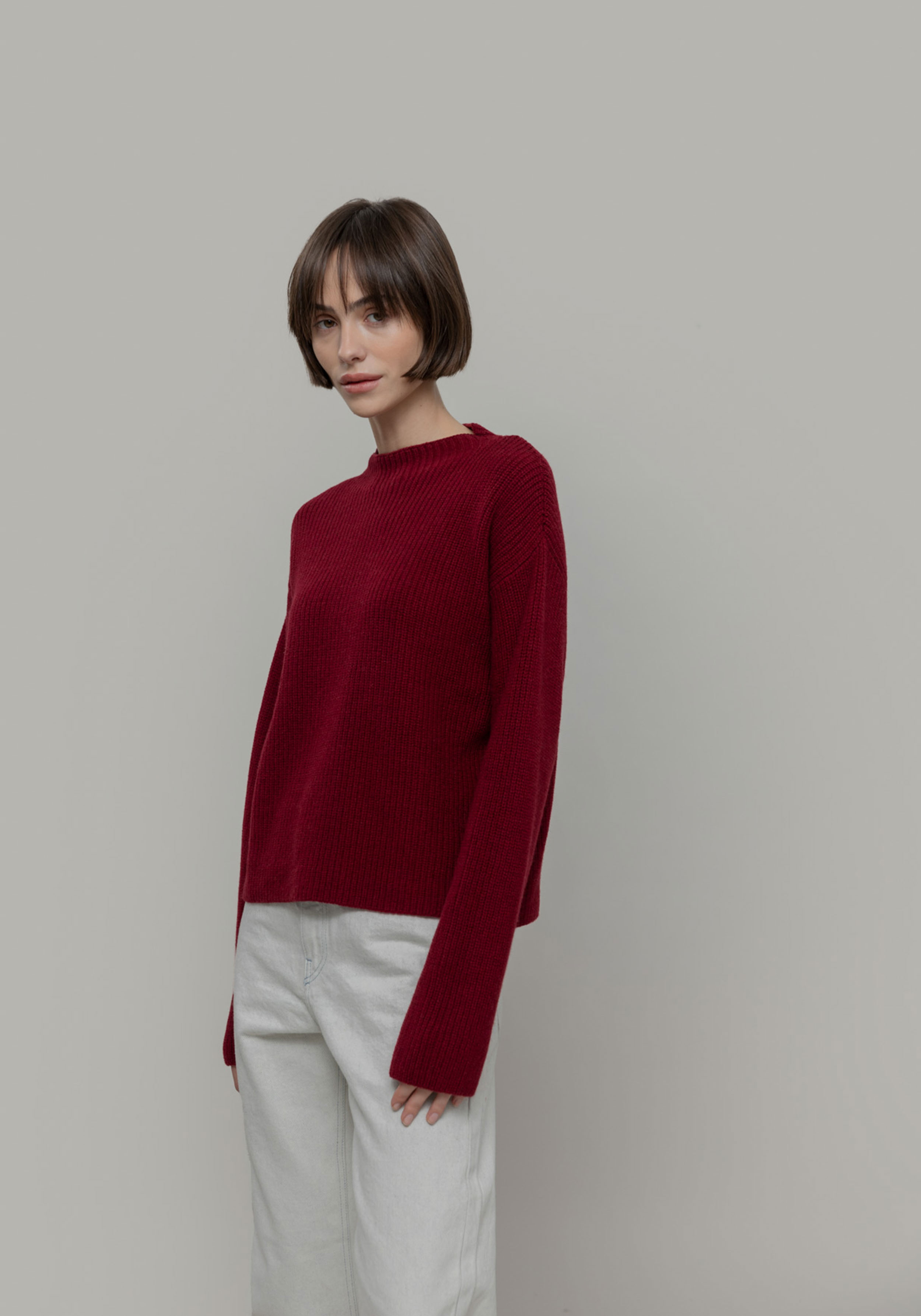 Rifo Kaschmirpullover Melissa Red Vinaccia