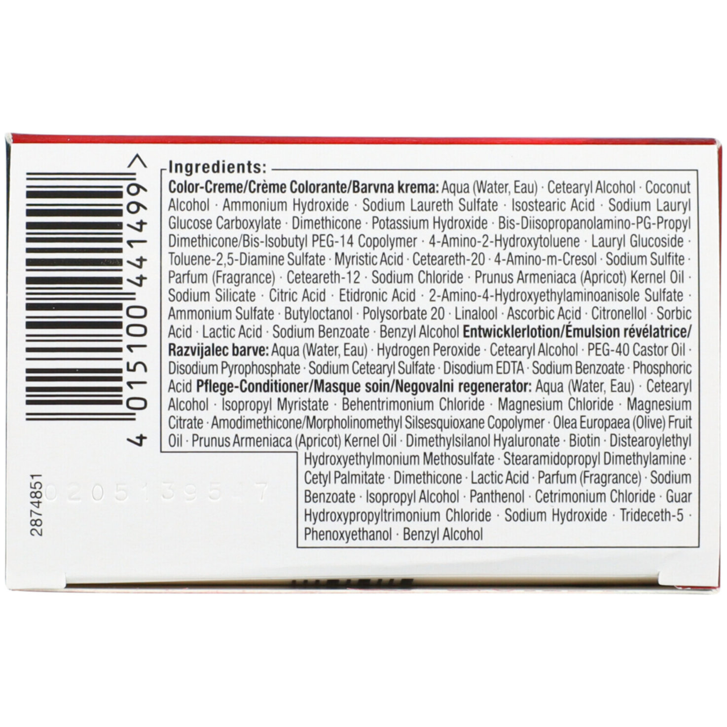 Schwarzkopf Brillance Intensiv-Color-Creme 876 Edel-Mahagoni
