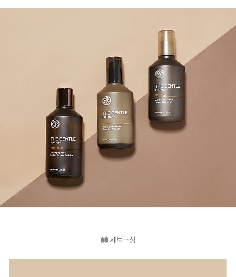 THE FACE SHOP - De Gentle For Men Anti-Aging Special Gift Set