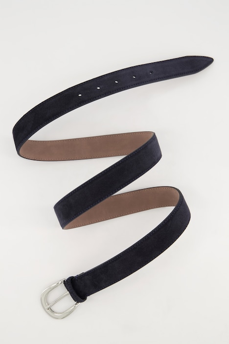 Gürtel, Suede, Velourslederoptik, Metallic-Schließe