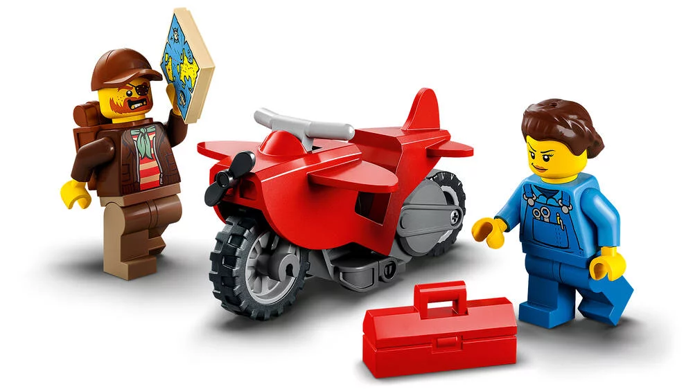 LEGO®CITY 60342 - LE DÉFI DE CASCADE : L’ATTAQUE DES REQUINS
