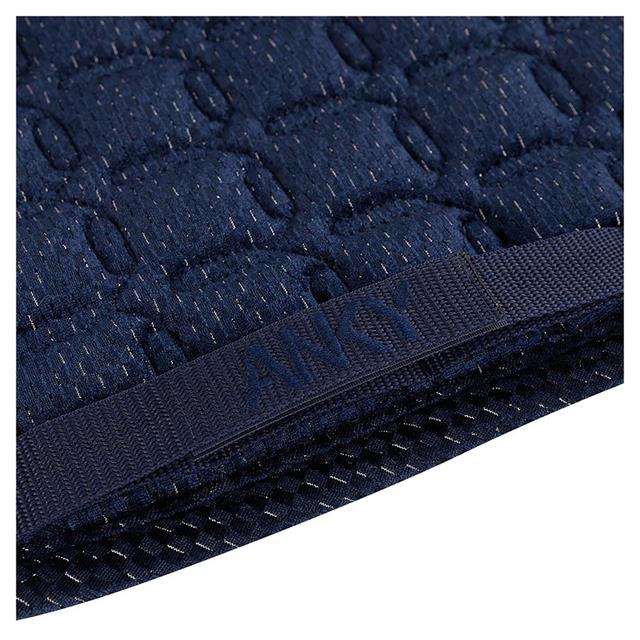 Zadeldek ANKY Check Velvet Dressuur Donkerblauw