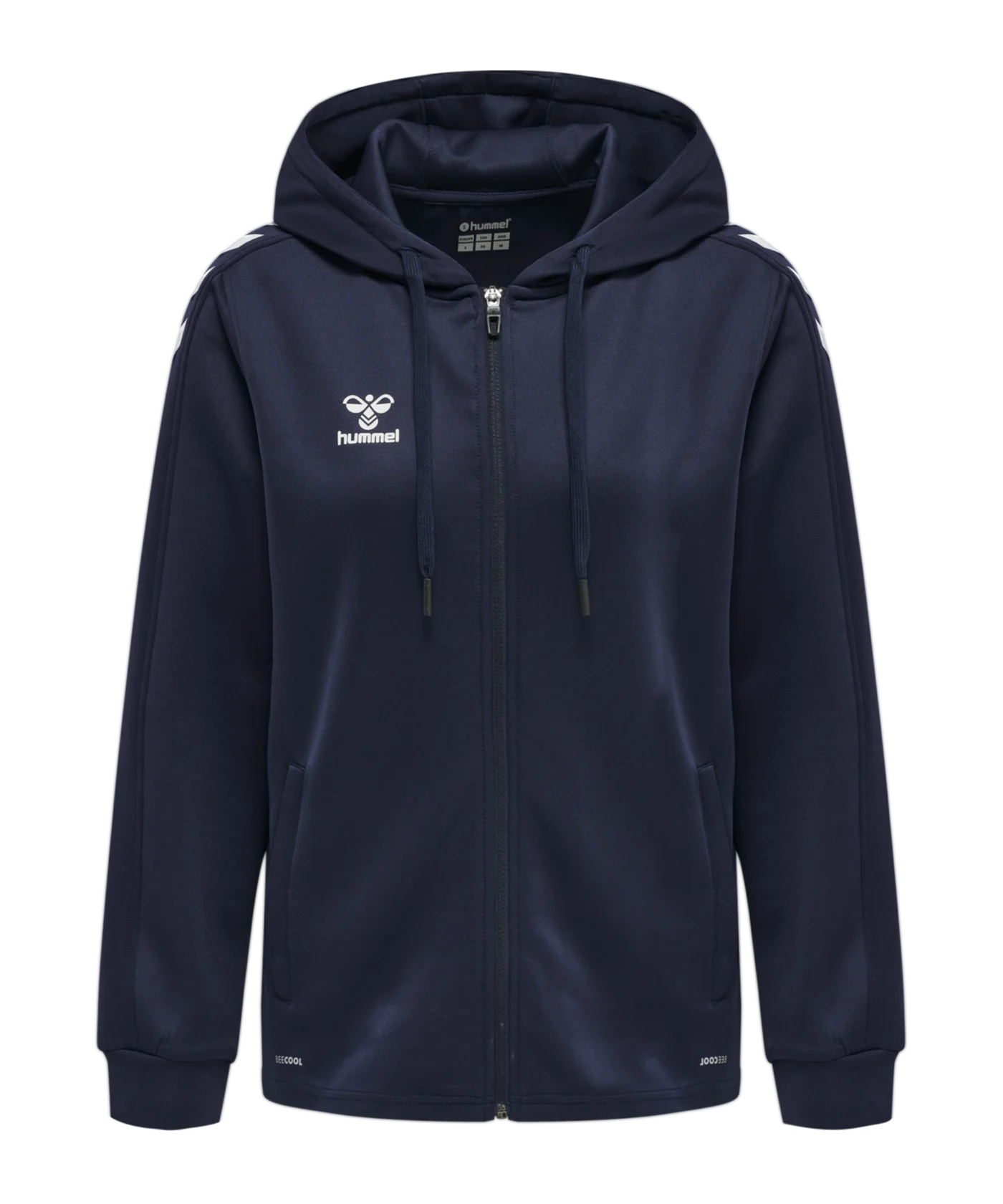 Hummel hmlCORE XK Kapuzenjacke Damen Blau F7026