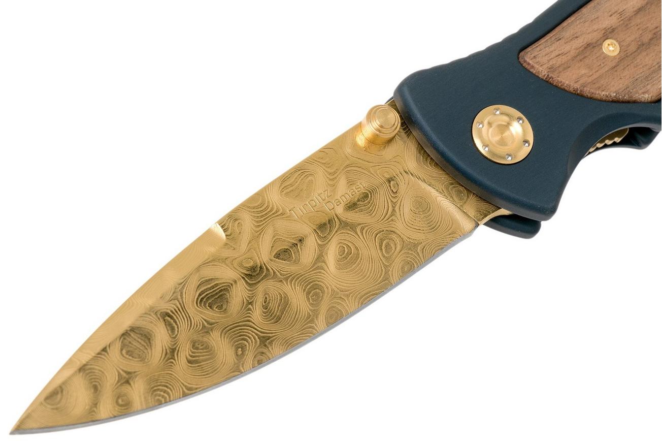 Böker Tirpitz Damast Gold Limited Edition 110194DAM zakmes