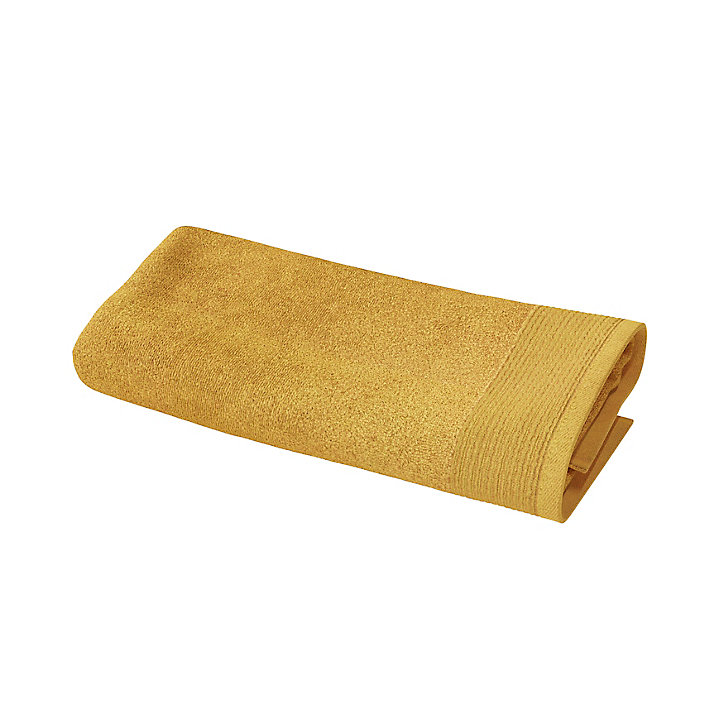 Serviette de toilette jaune miel Koros 100 x 50 cm GoodHome