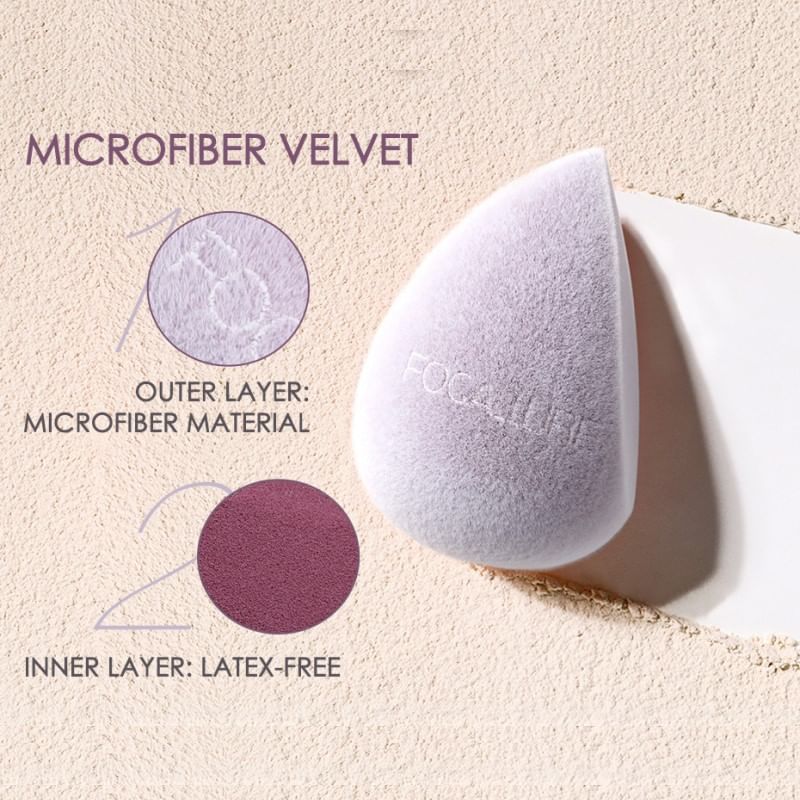 FOCALLURE - Match Max Make Up Sponge - Microvezel Fluweel