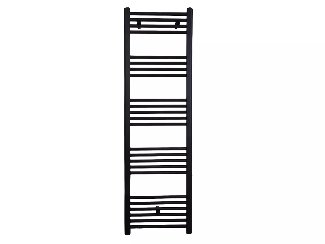 Radiateur sèche-serviettes eau chaude CODA 160 x 50 cm noir mat