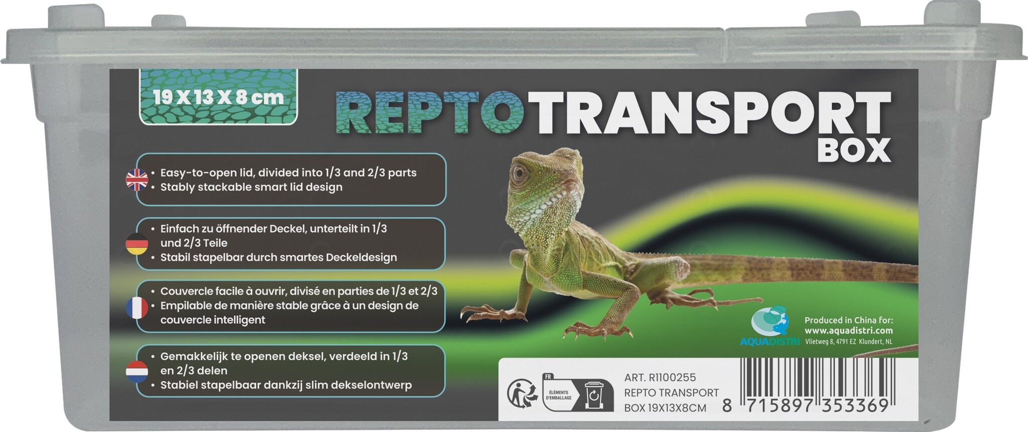 Repto Transport Box 19x13x8cm