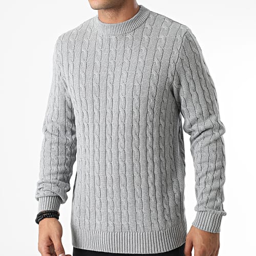 Pull Ryan Structure 16087876 Gris Chiné