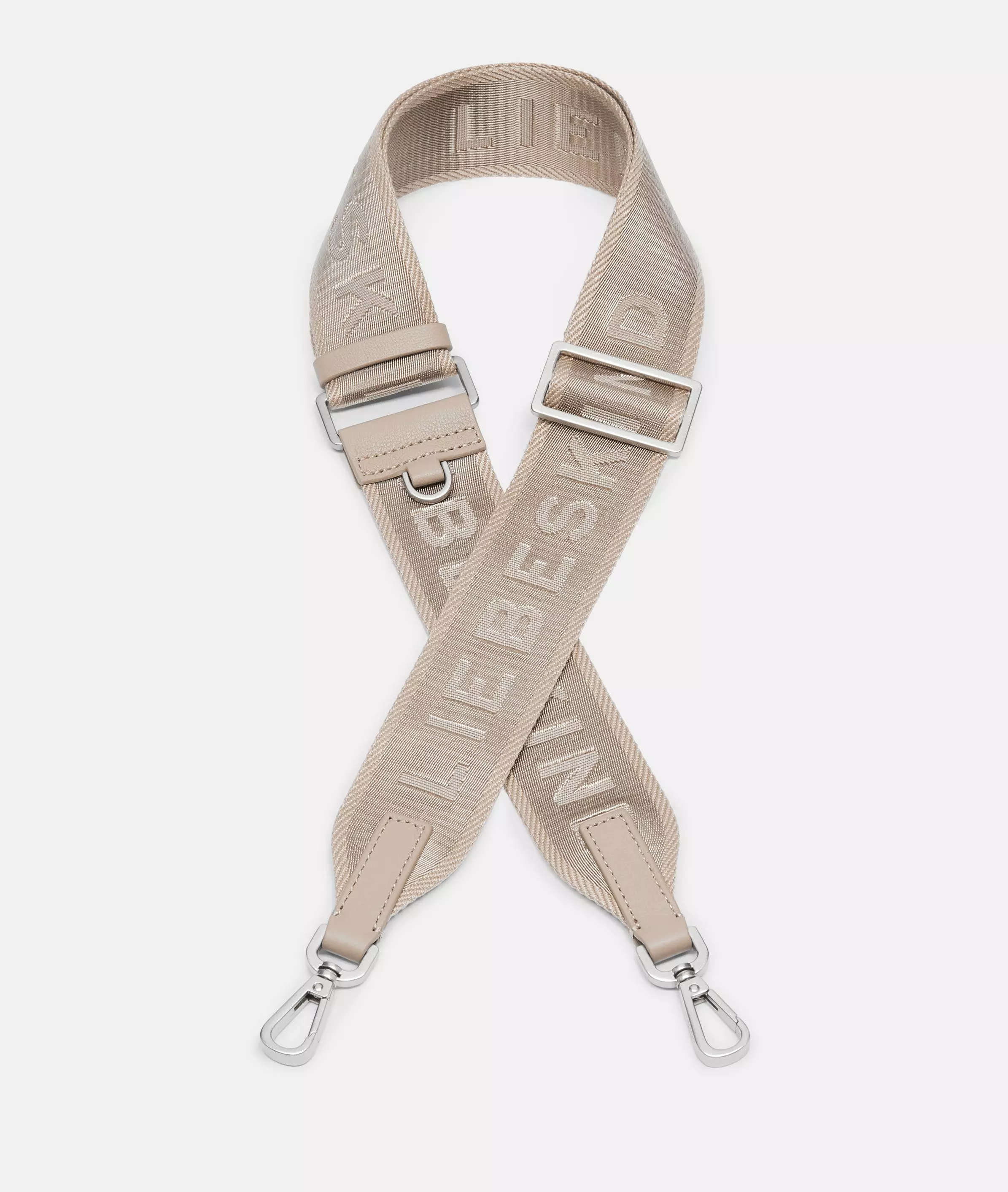 Shoulder strap with logo Wide shoulder strap with logo lettering