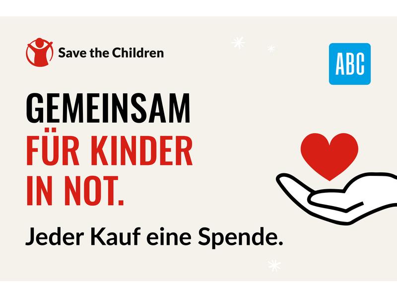 ABC Weihnachtskarte Frohe Weihnachten 6 Stück Festlich elegante Grusskarte