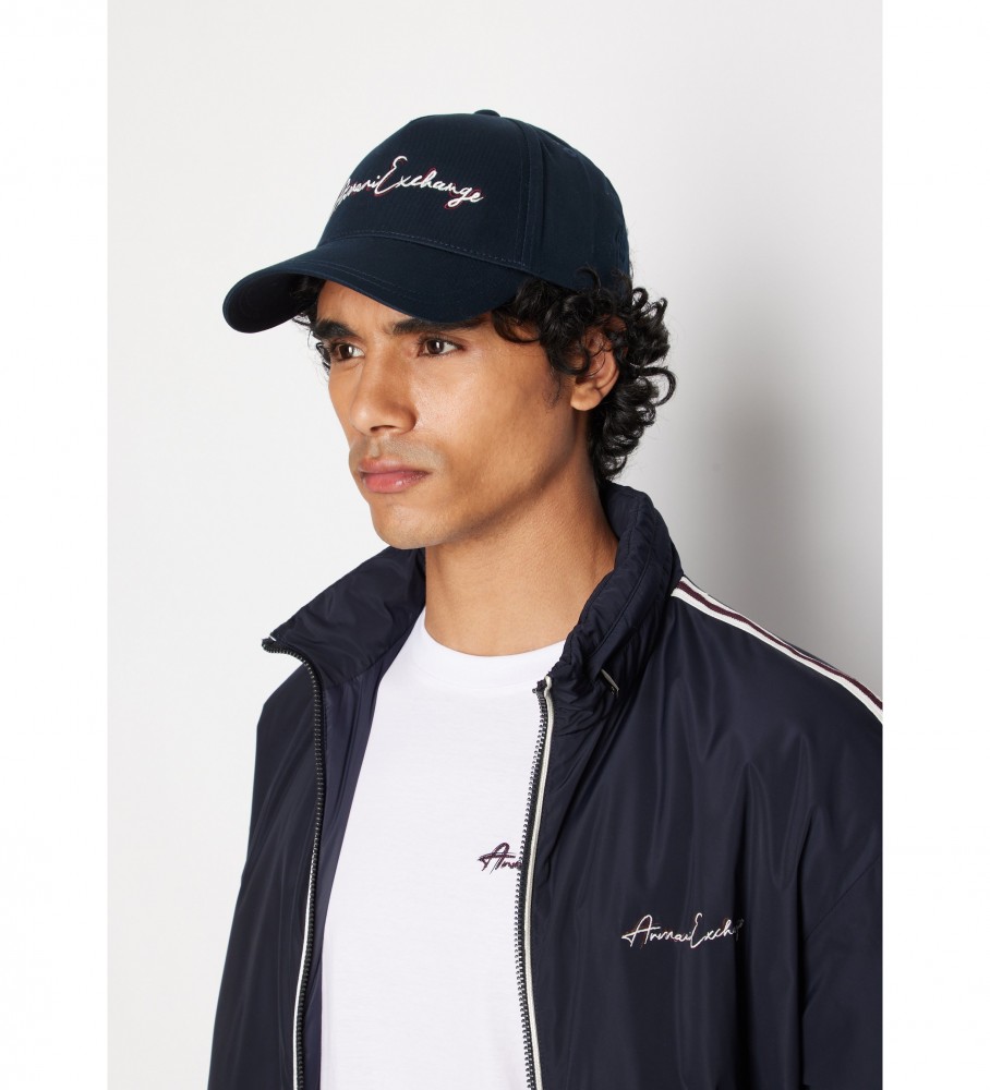Boné Armani Exchange Signature Navy