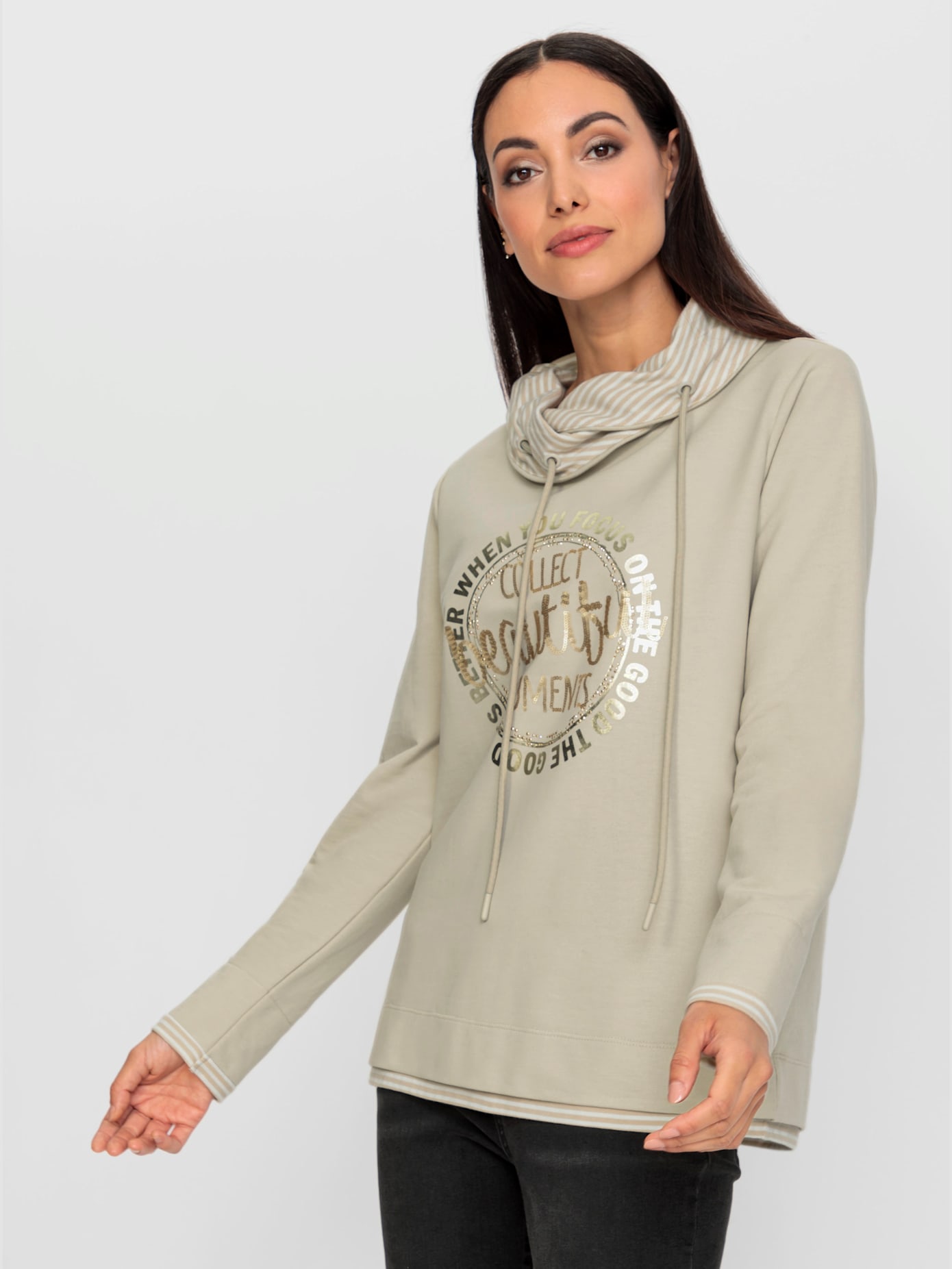 T-shirt col tendance