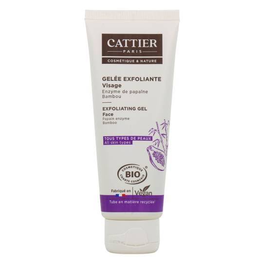 Cattier gelée exfoliante visage bio - Gommage tous types de peau